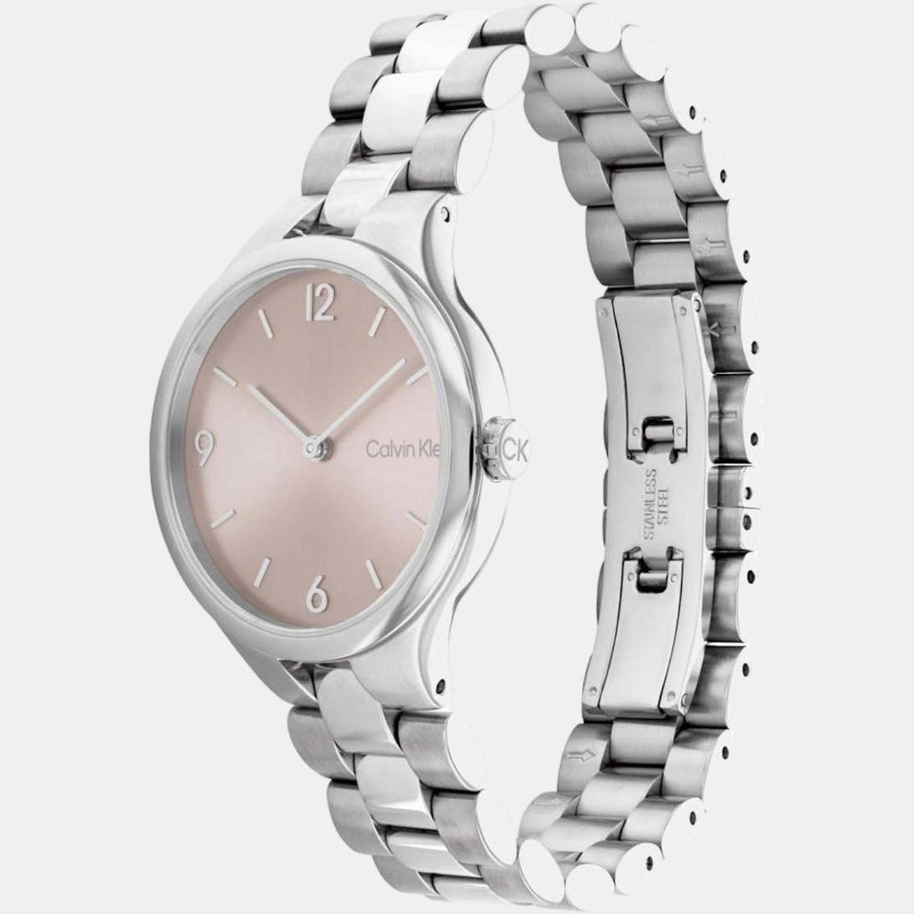 Calvin Klein Women Round Pink watch