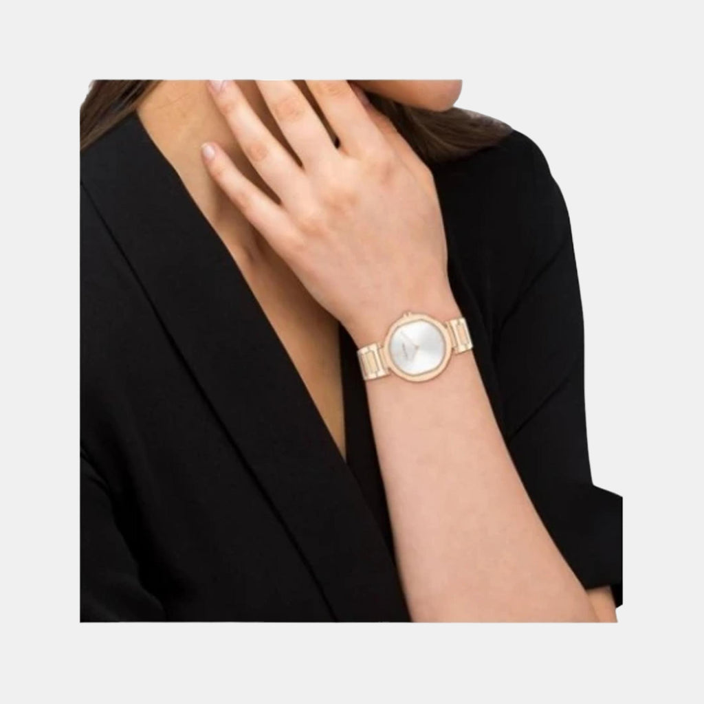 Ck Sensation Women Quartz White Dial Analog Stainless Steel Watch 25200253