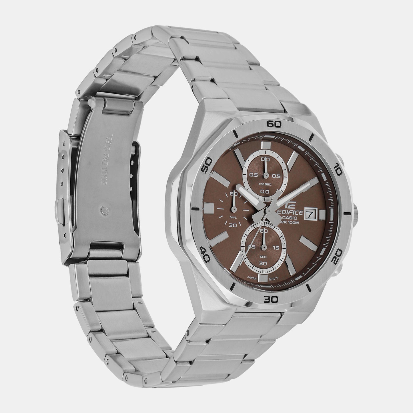 Edifice Brown Men's Chronograph Stainless Steel Watch ED585 - EFV-640D-5AVUDF