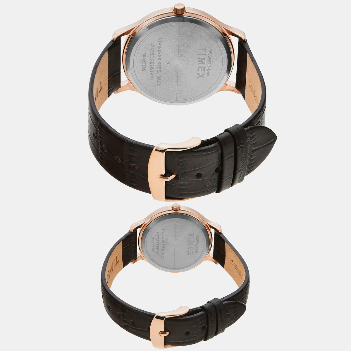 Timex Leather Black watch