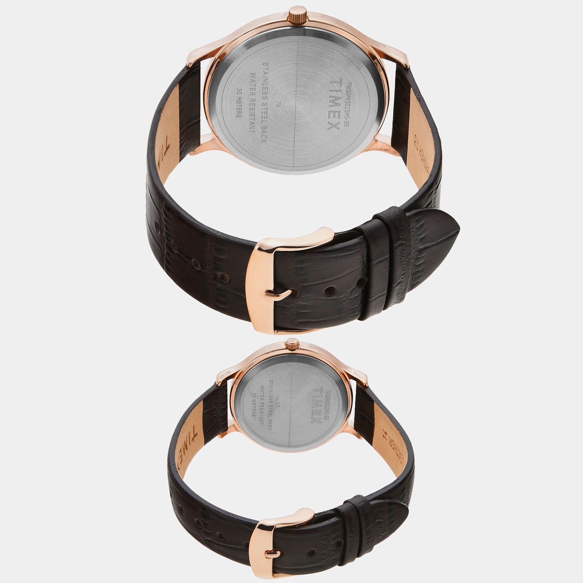 Timex Leather Black watch