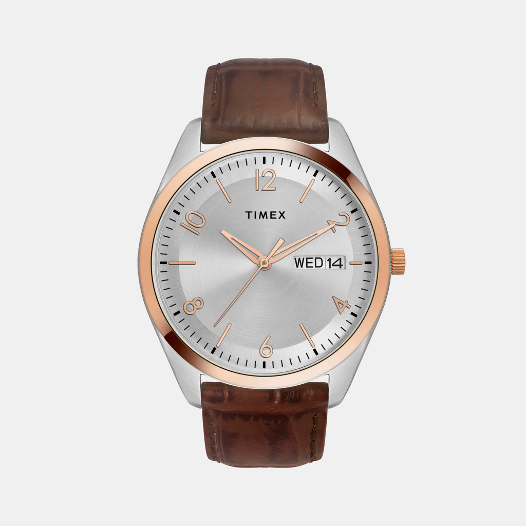 Timex Round Silver Analog watch