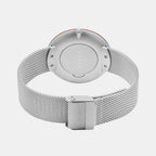 Obaku Men Round Silver watch