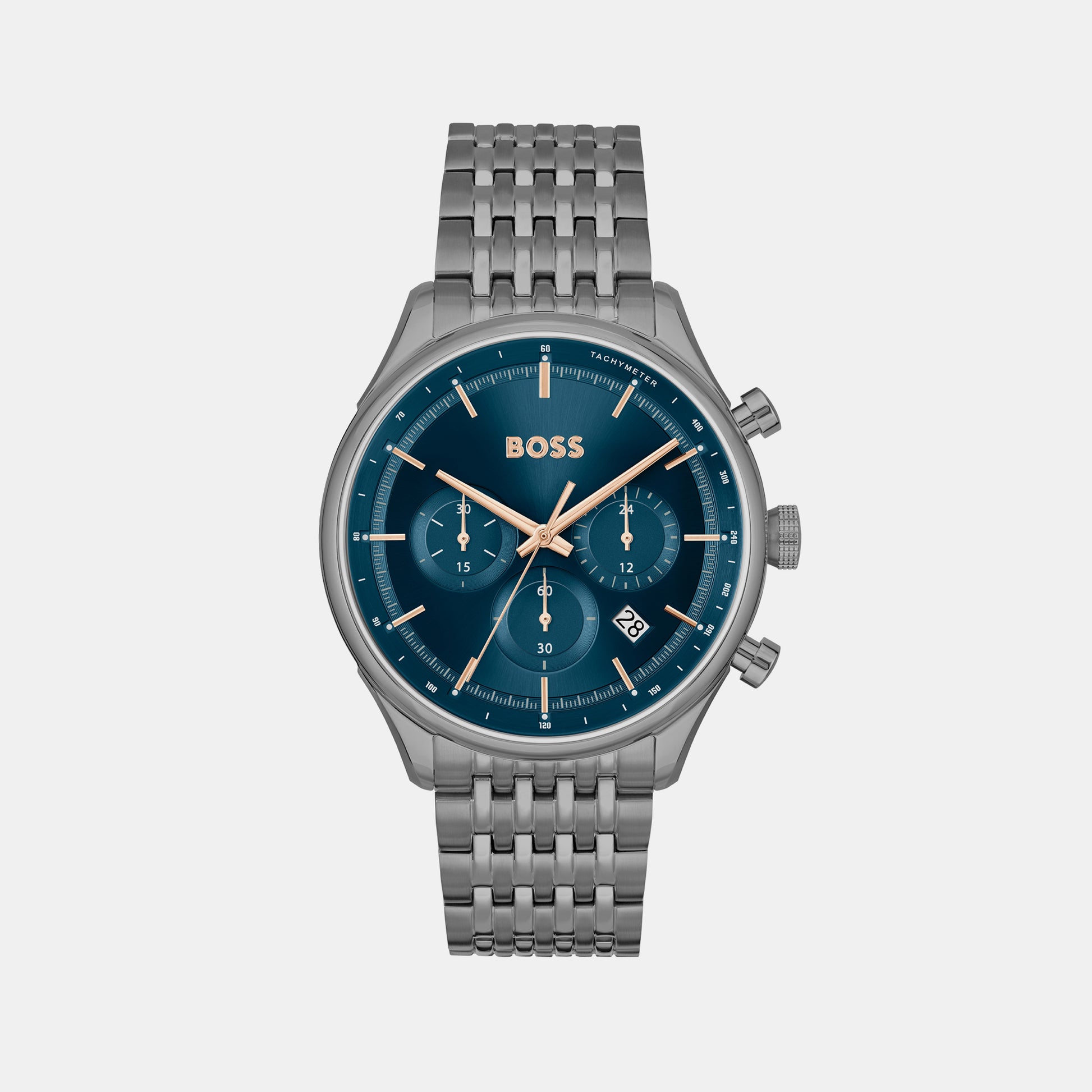 Gregor Male Blue Chronograph Stainless Steel Watch 1514083