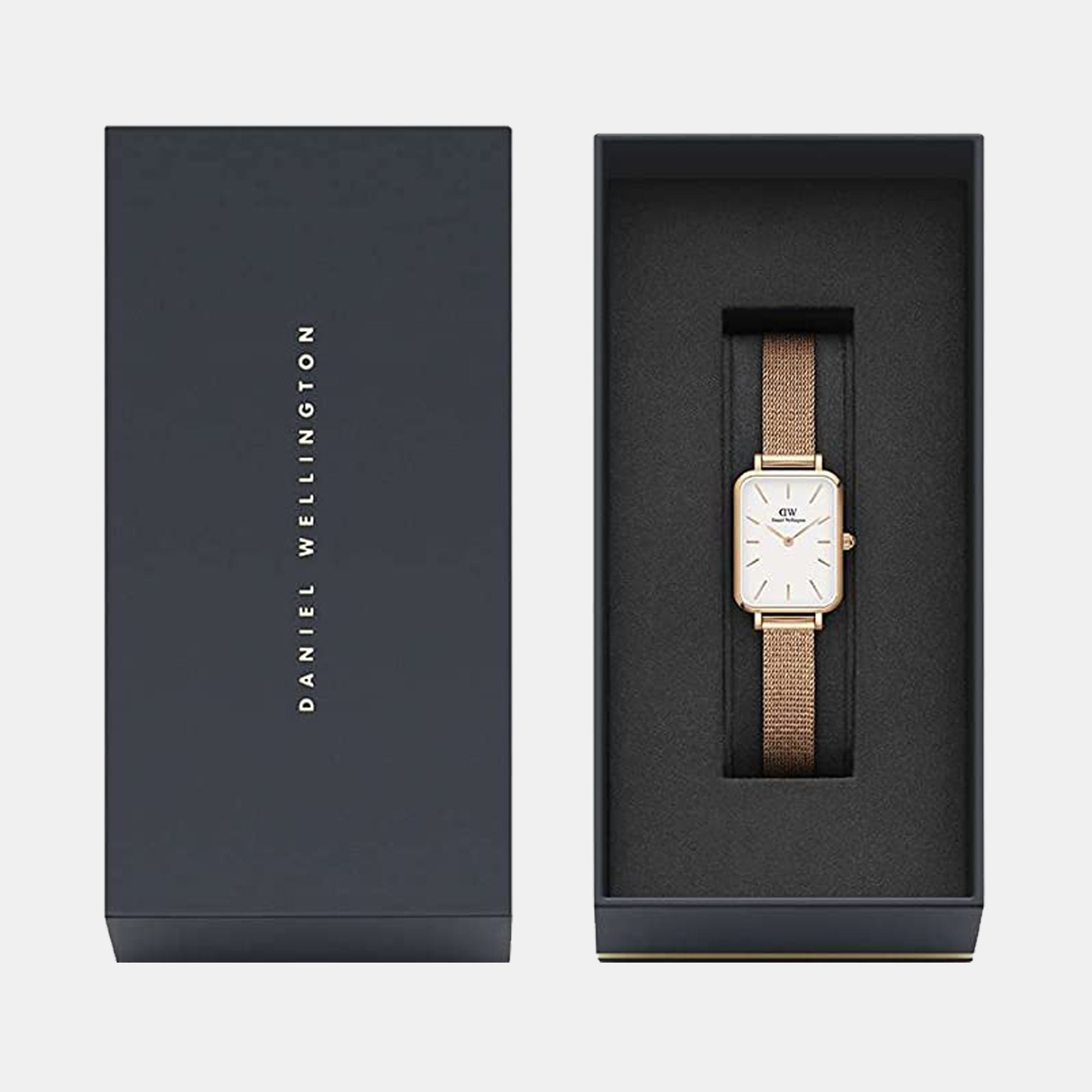 Quadro Women Quartz White Dial Analog Stainless Steel Watch DW00100431