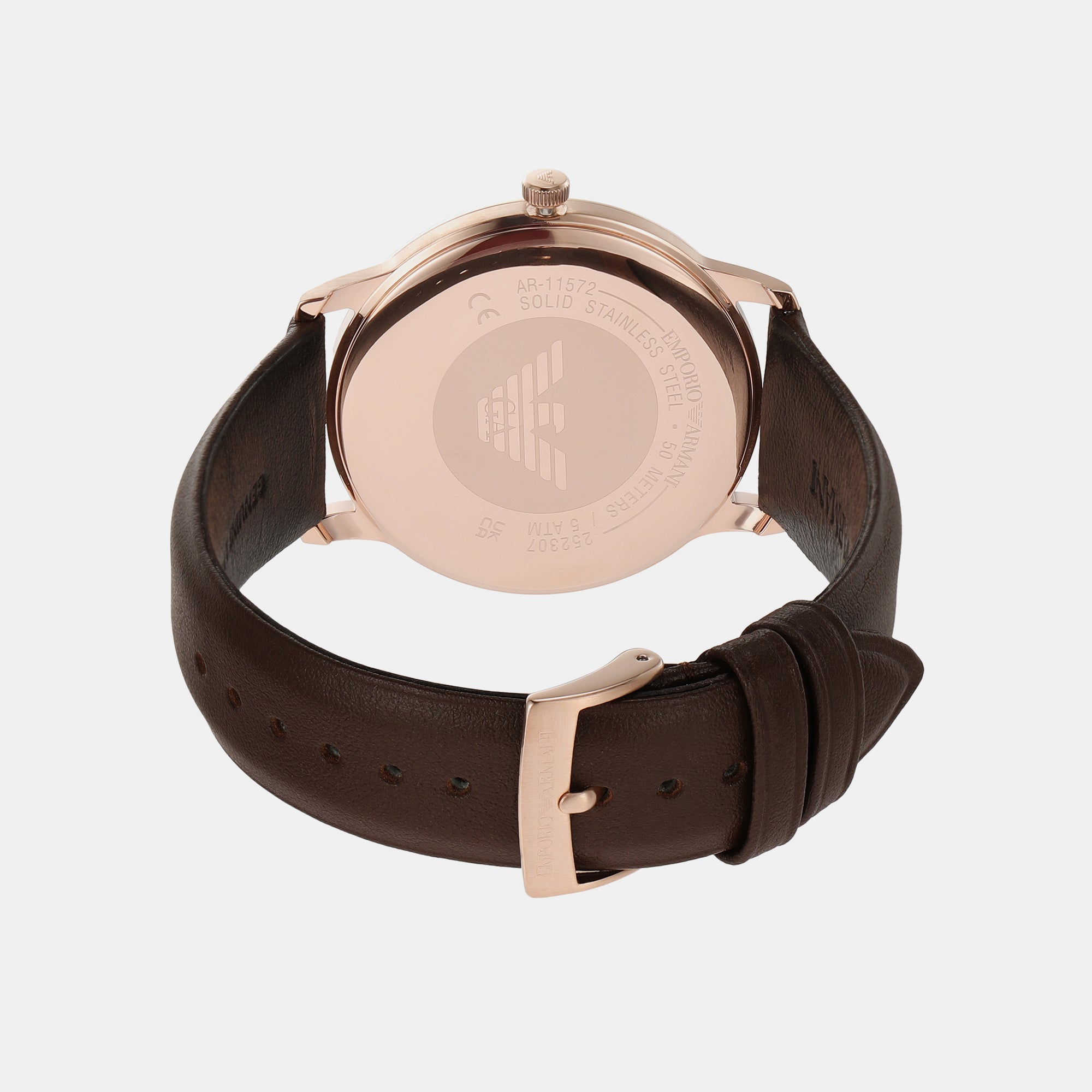 Emporio Armani Men Round White watch