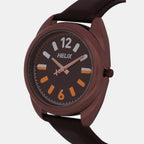 Helix Men Round Brown watch