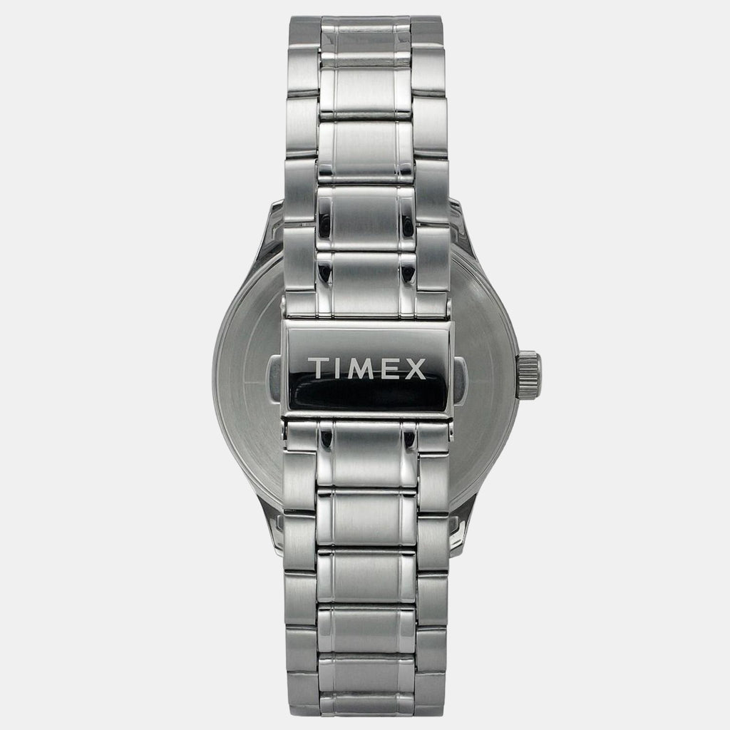 Timex Reno Timex Men Quartz White Dial Analog Stainless Steel Watch TWEG19803 ...