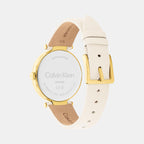 Calvin Klein Women Round Silver watch