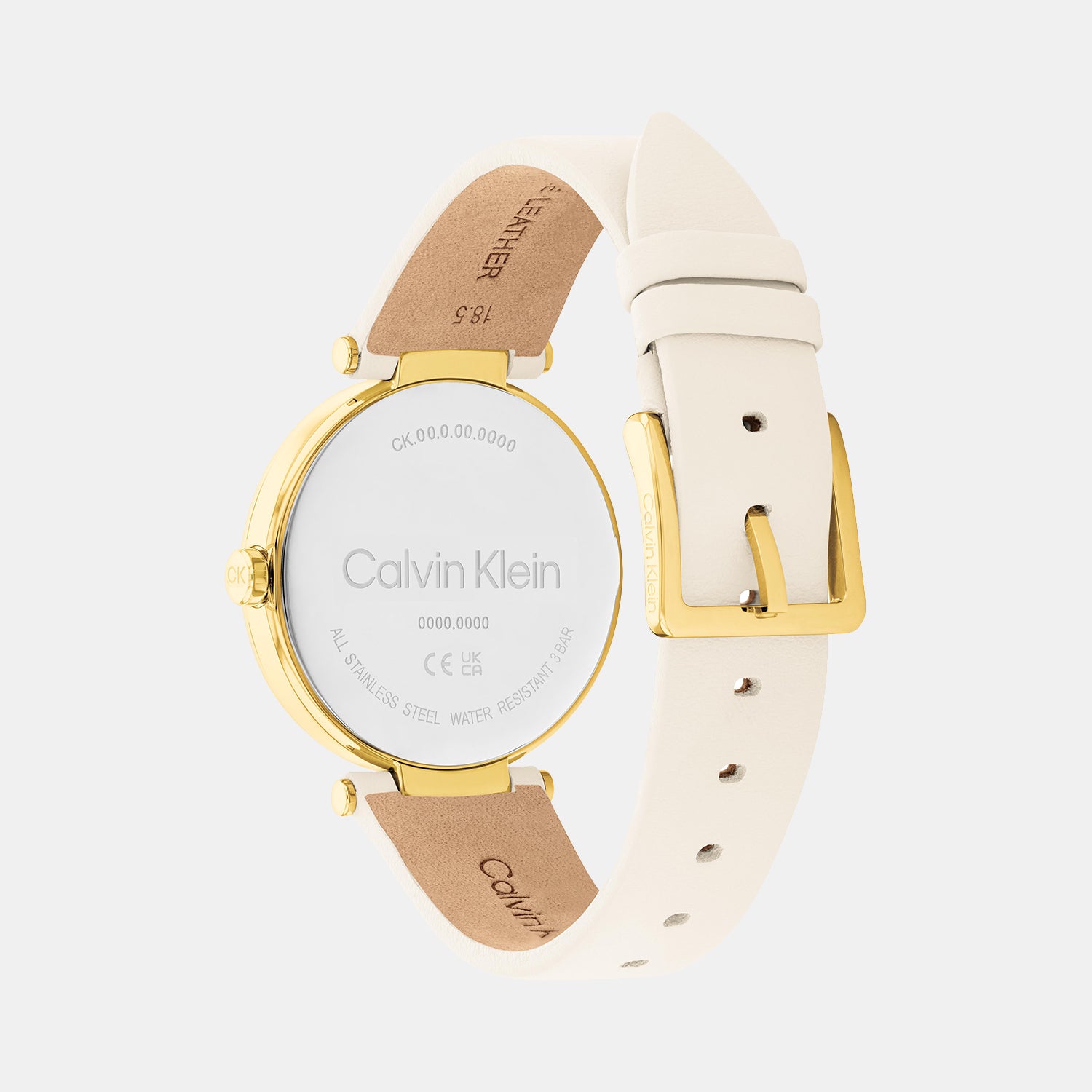 Calvin Klein Women Round Silver watch