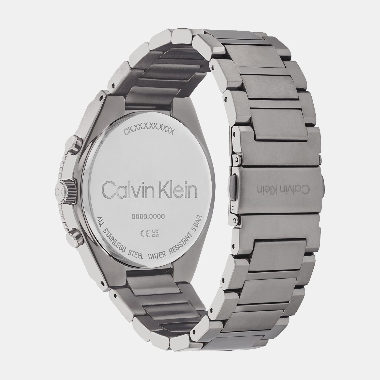 Calvin Klein Men Tonneau Grey watch
