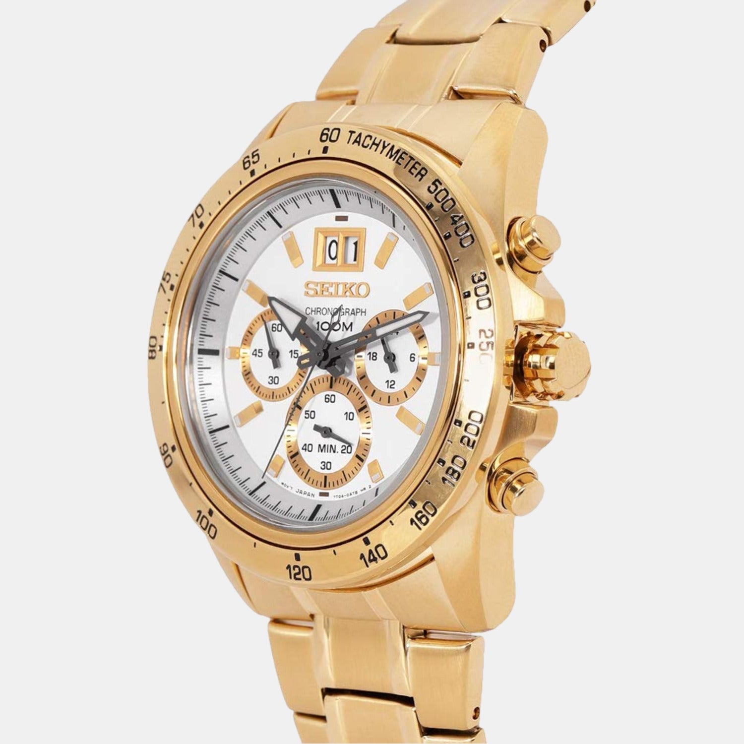 Seiko 44 mm Round Quartz watch