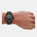 Spencer Men Quartz Grey Dial Analog Stainless Steel Watch AX1952