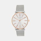 Armani Exchange Round Silver Analog watch