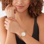 Fossil Women Round Silver watch