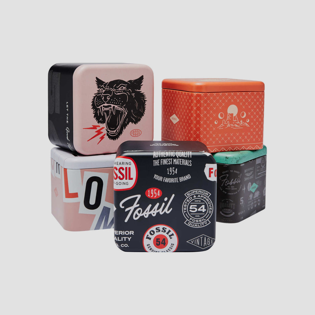 Fossil Silicone Silver watch