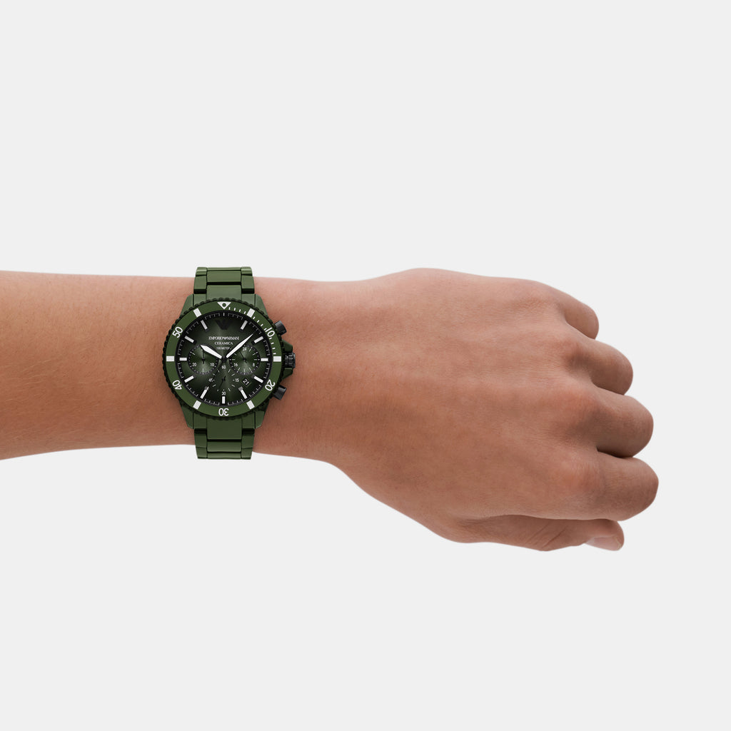 Emporio Armani Round Quartz Chronograph Men watch