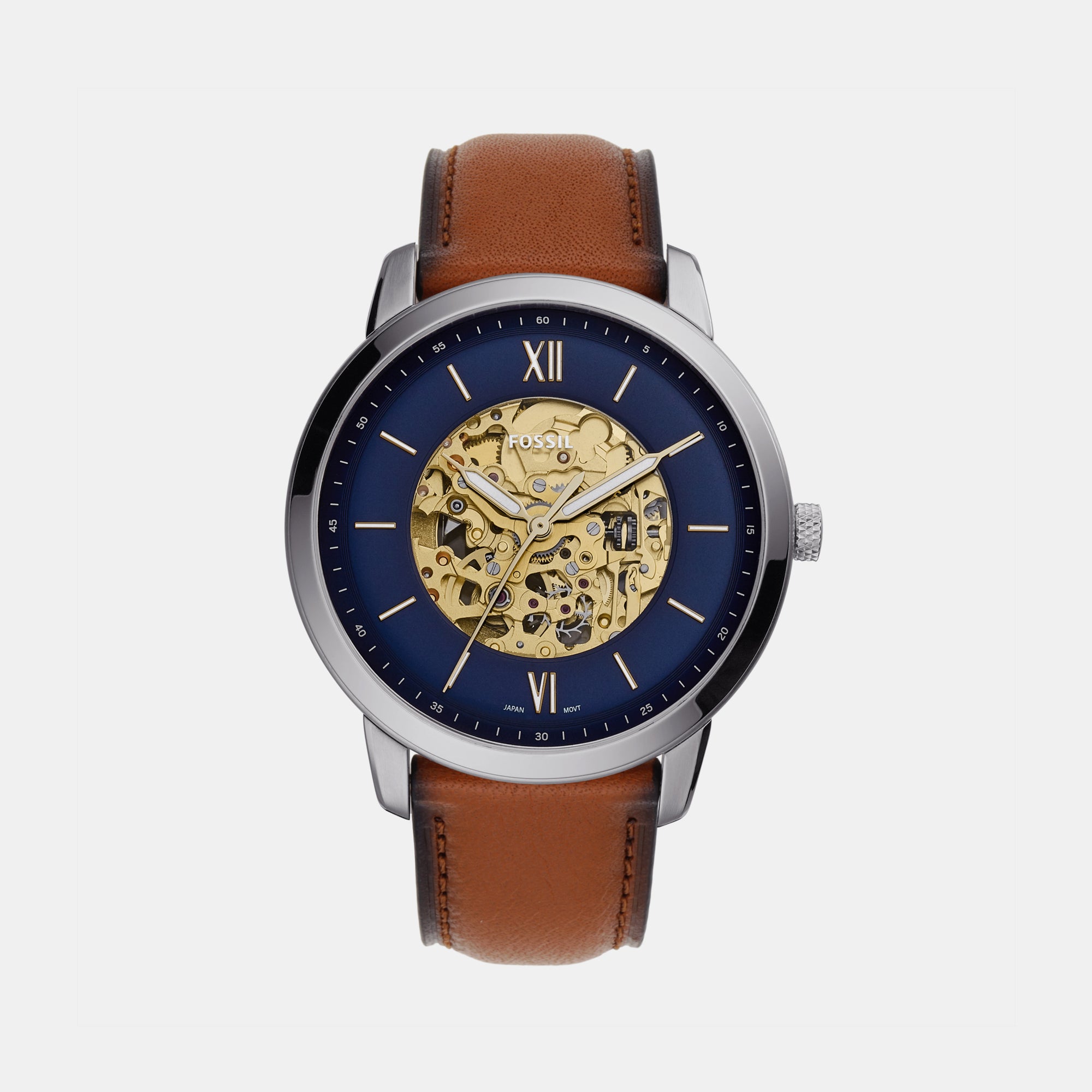Fossil Round Blue Analog watch