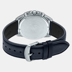 Edifice Men Quartz Blue Dial Chronograph Leather Watch ED570