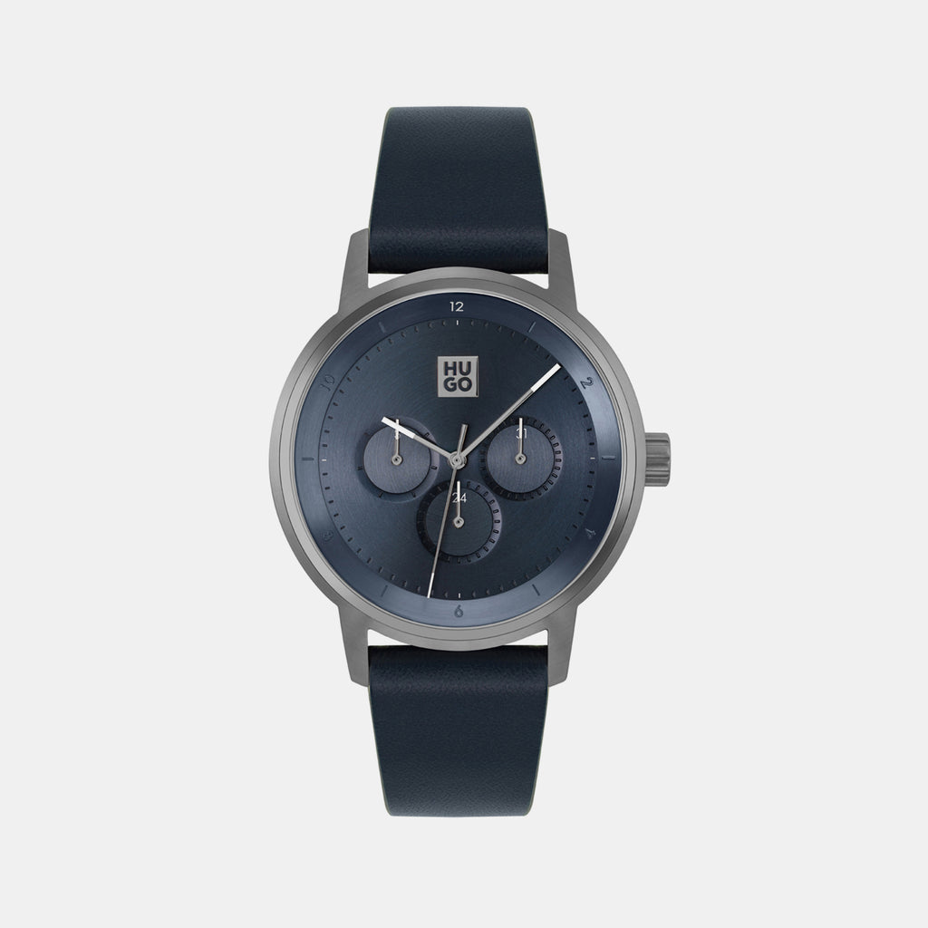 Boss Round Blue Chronograph watch
