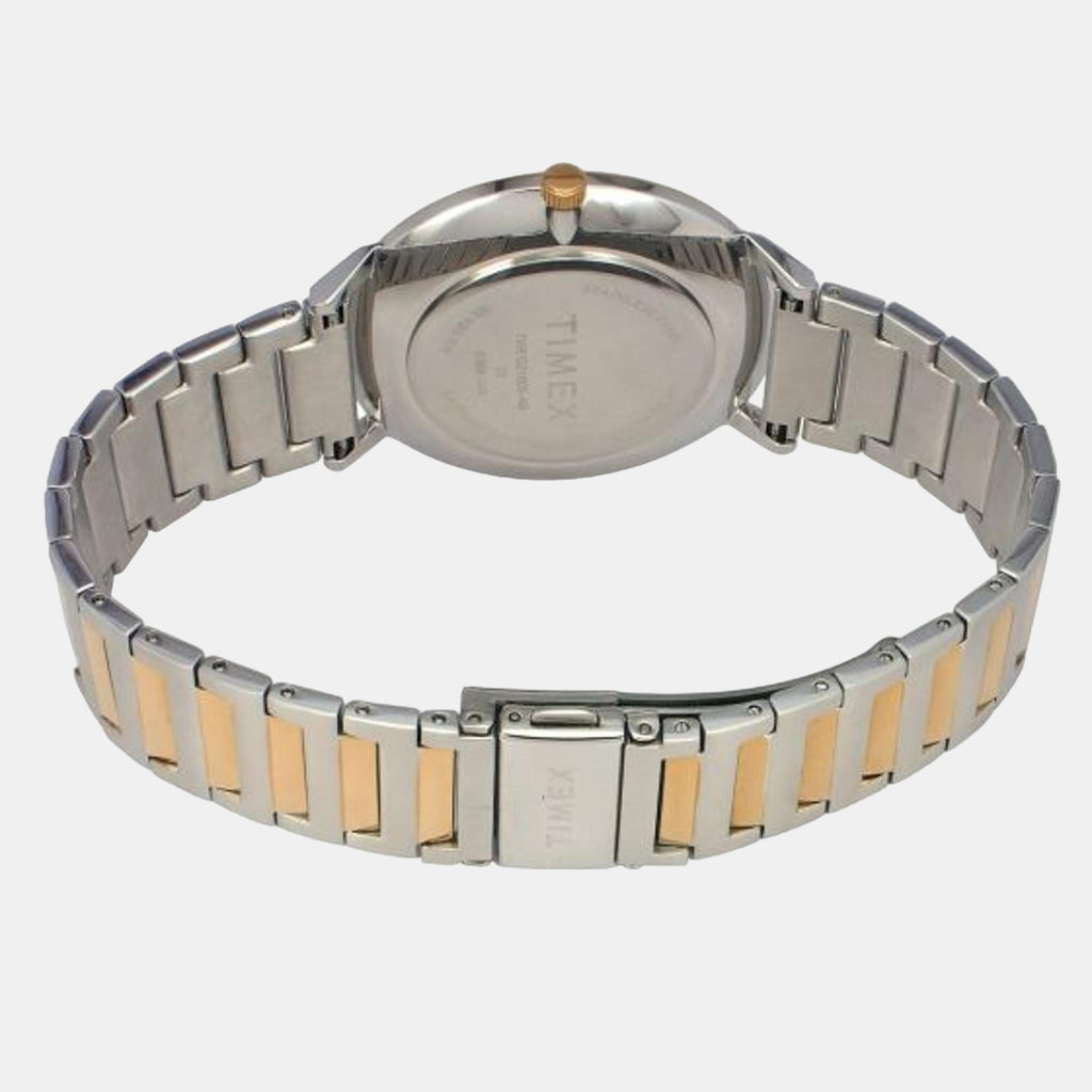 Fashion Men Quartz Black Dial Analog Stainless Steel Watch TWEG21905