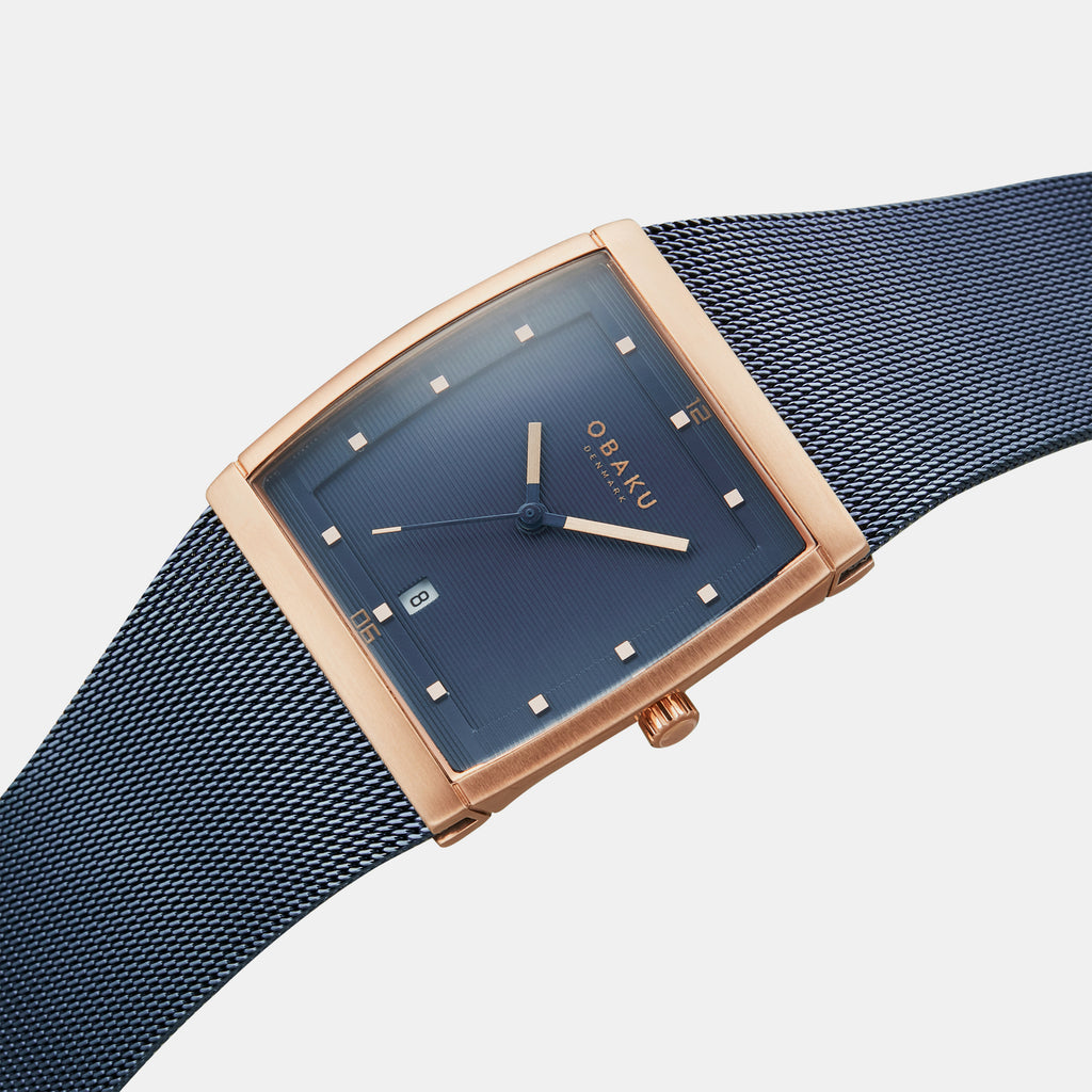Obaku 36 mm Square Quartz watch