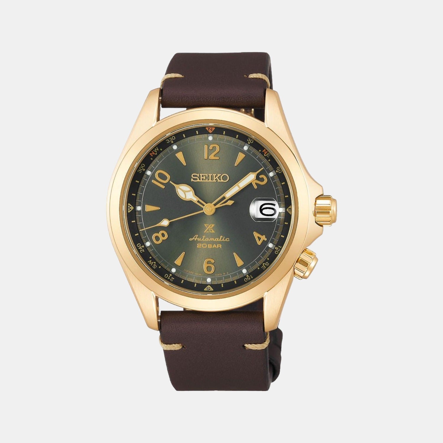 Seiko Round Green Analog watch