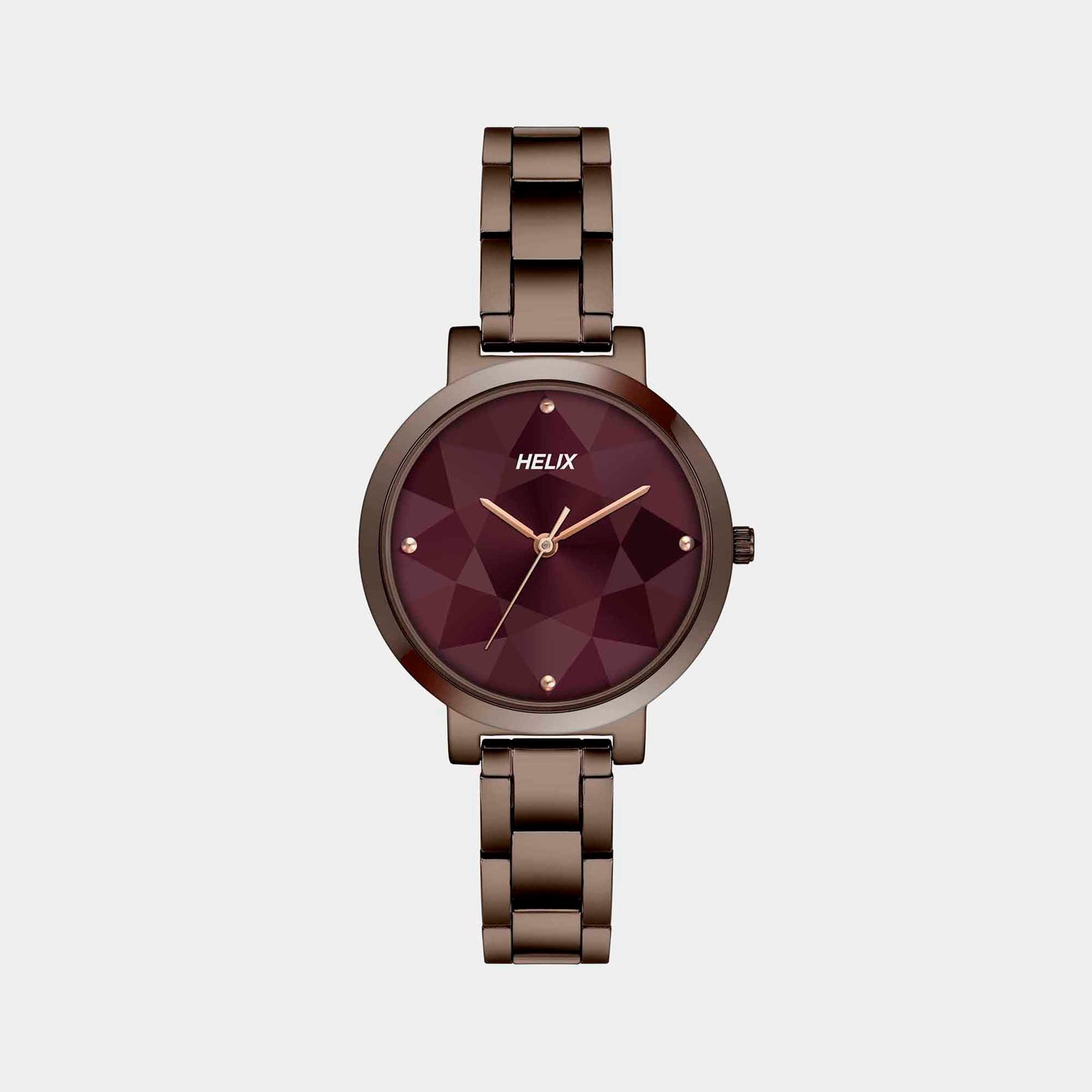 Female Brown Analog Stainless Steel Watch TW041HL26