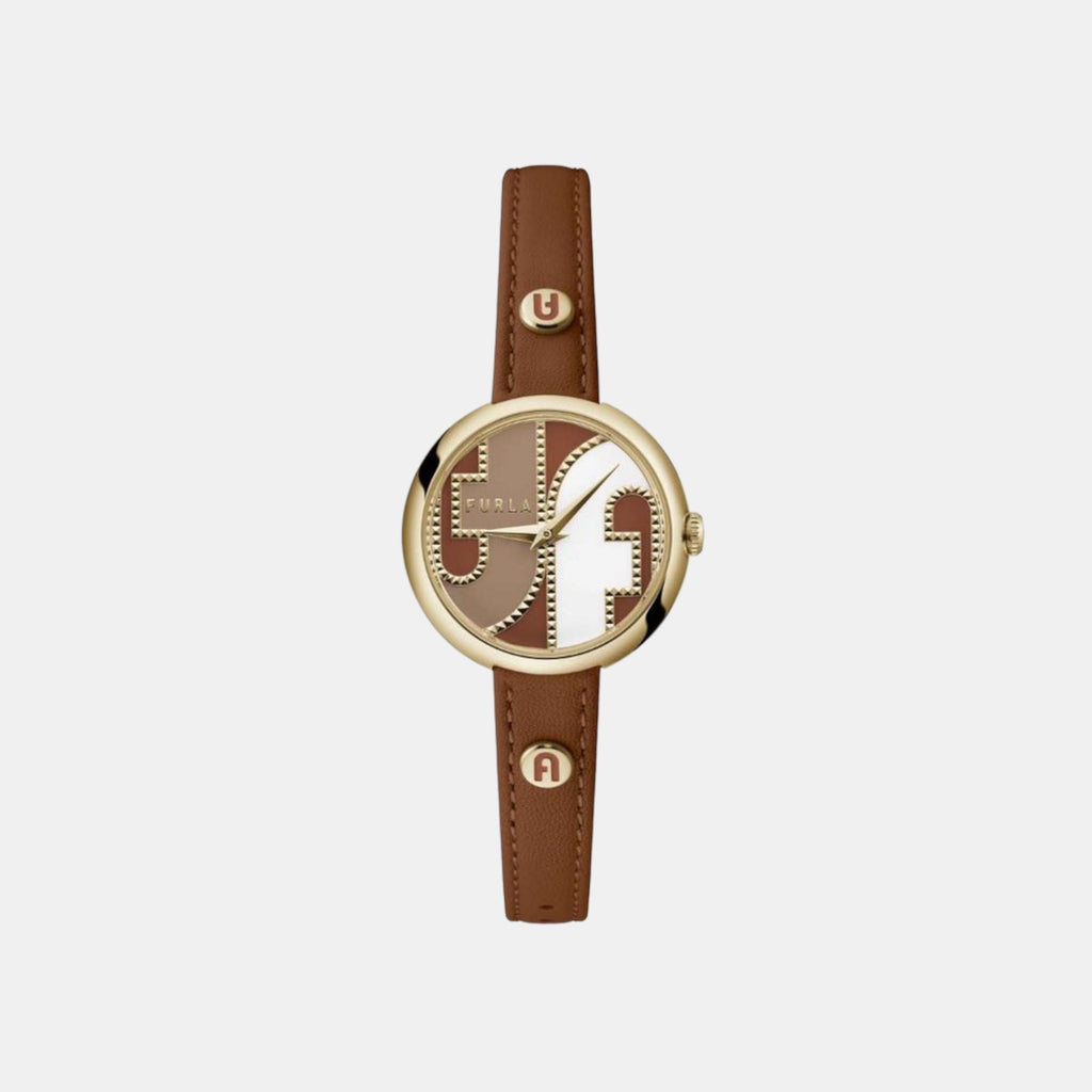 Female Analog Leather Watch WW00005014L2