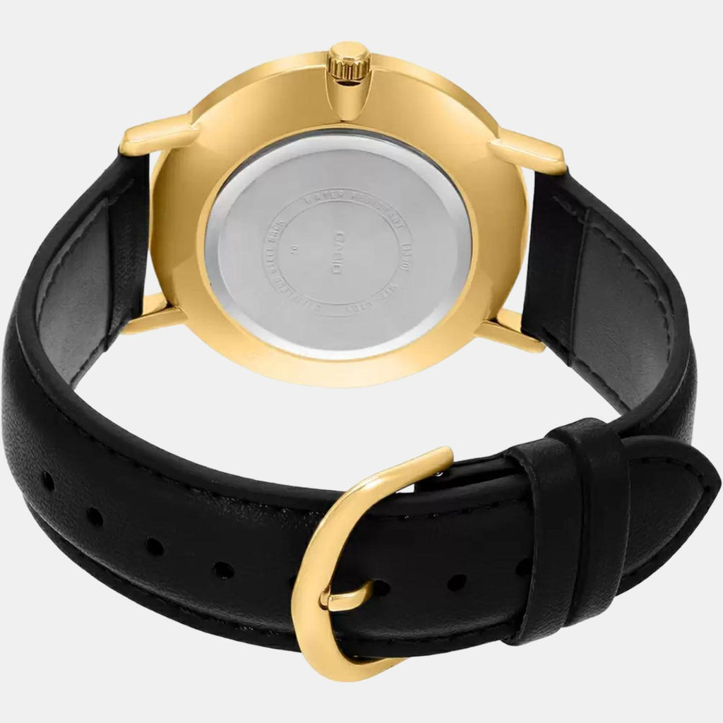 Casio Leather Black watch