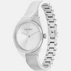 Charming Women Quartz Silver Dial Analog Stainless Steel Watch 25200234