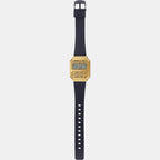 Vintage Unisex Quartz Gold Dial Digital Resin Watch D291