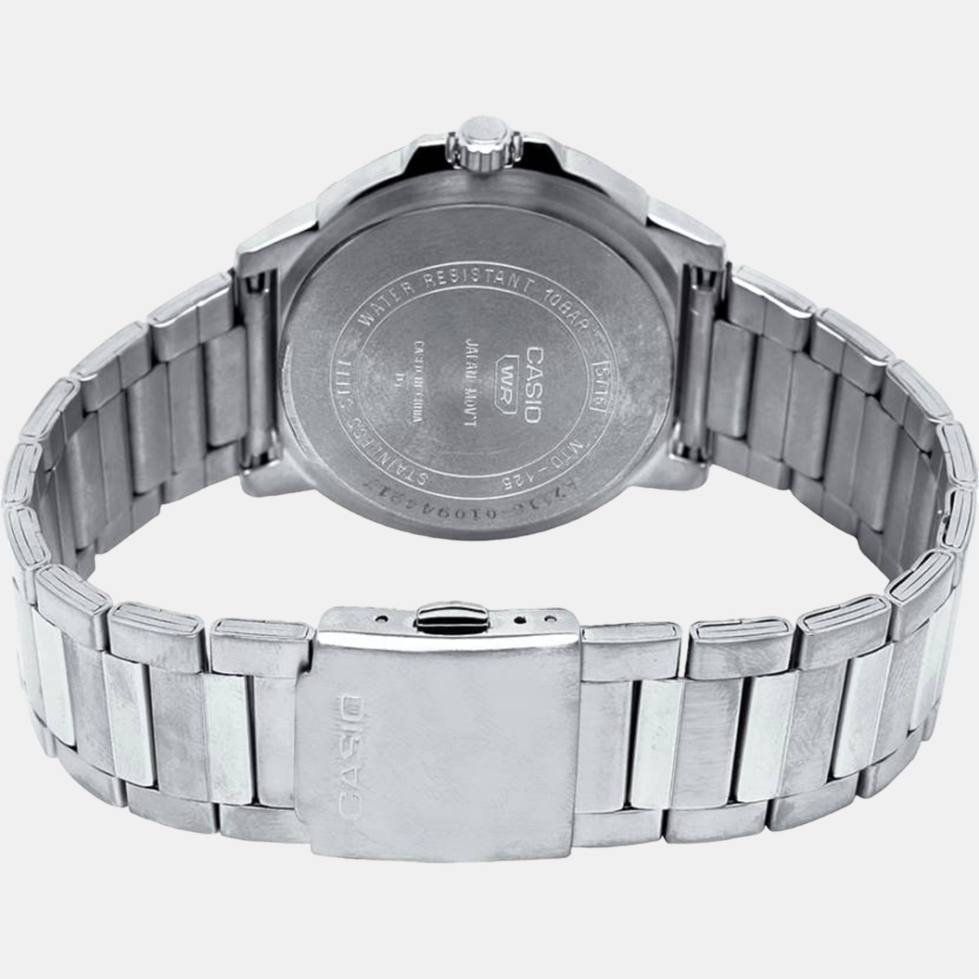 Enticer Men Quartz Black Dial Analog Stainless Steel Watch A2116