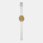 Vintage Unisex Quartz Gold Dial Digital Resin Watch D307