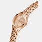Female Rose Gold Analog Stainless Steel Watch GW0615L3