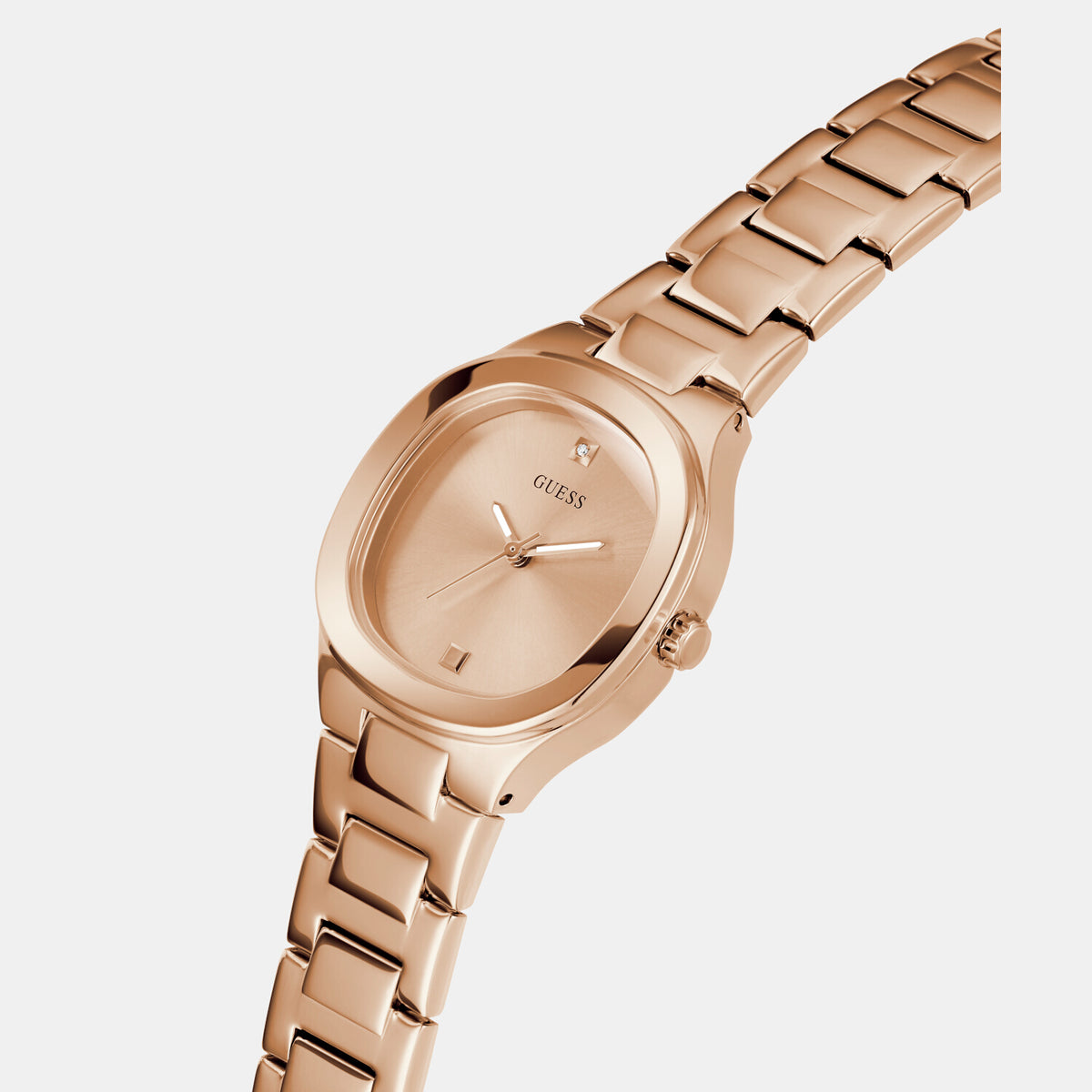 Guess Stainless Steel Square watch