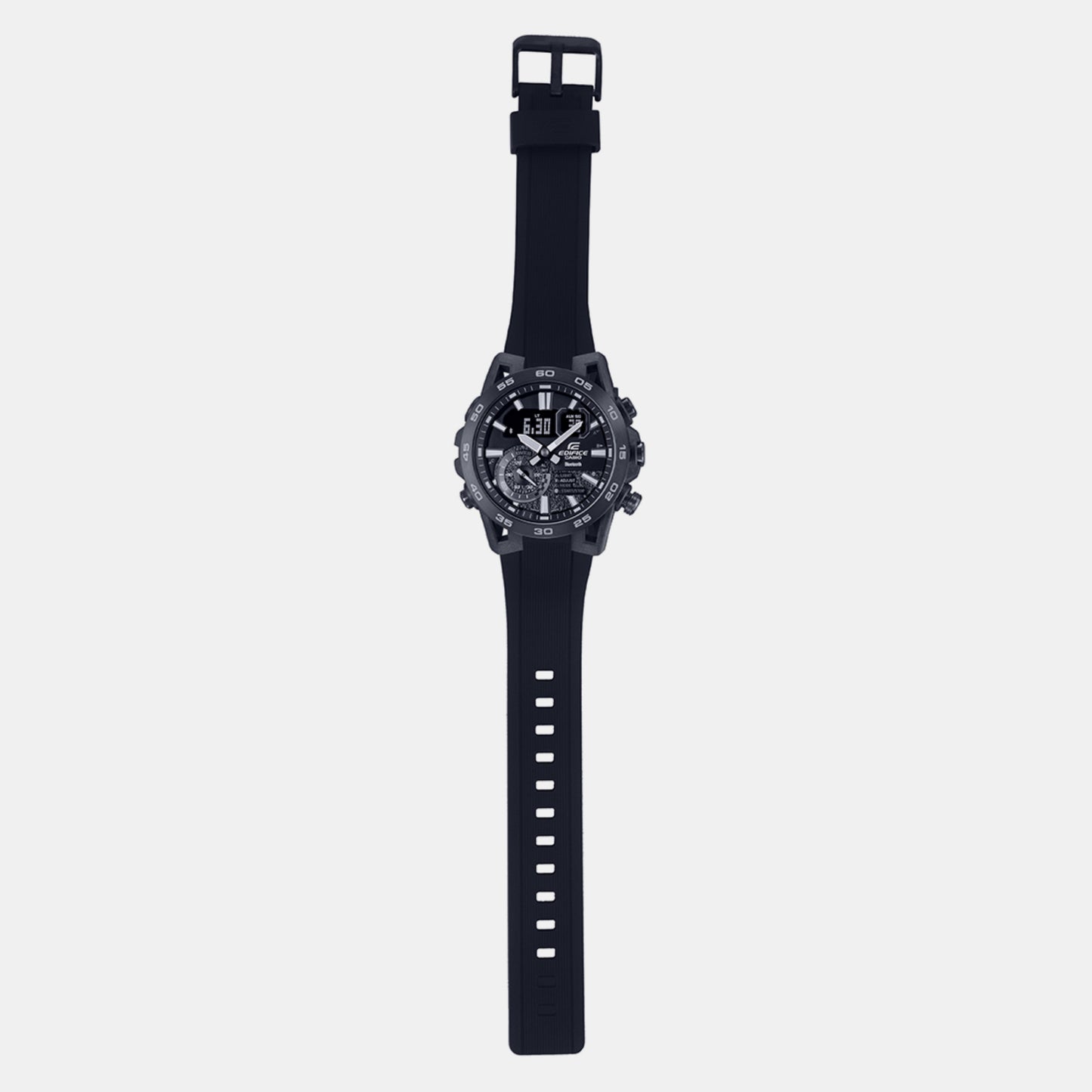 Men's Black Analog-Digital Resin Watch ED577