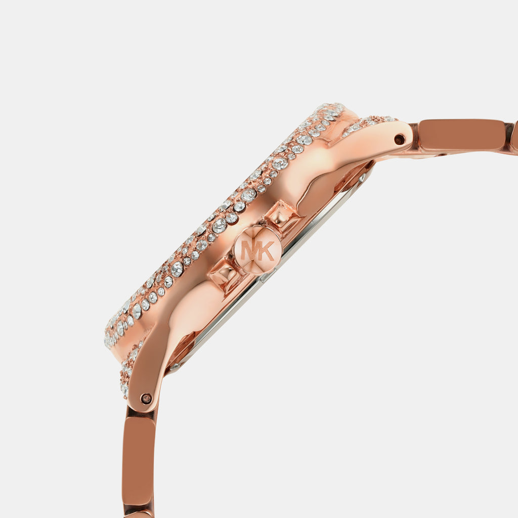 Michael Kors Women Round Rose Gold watch