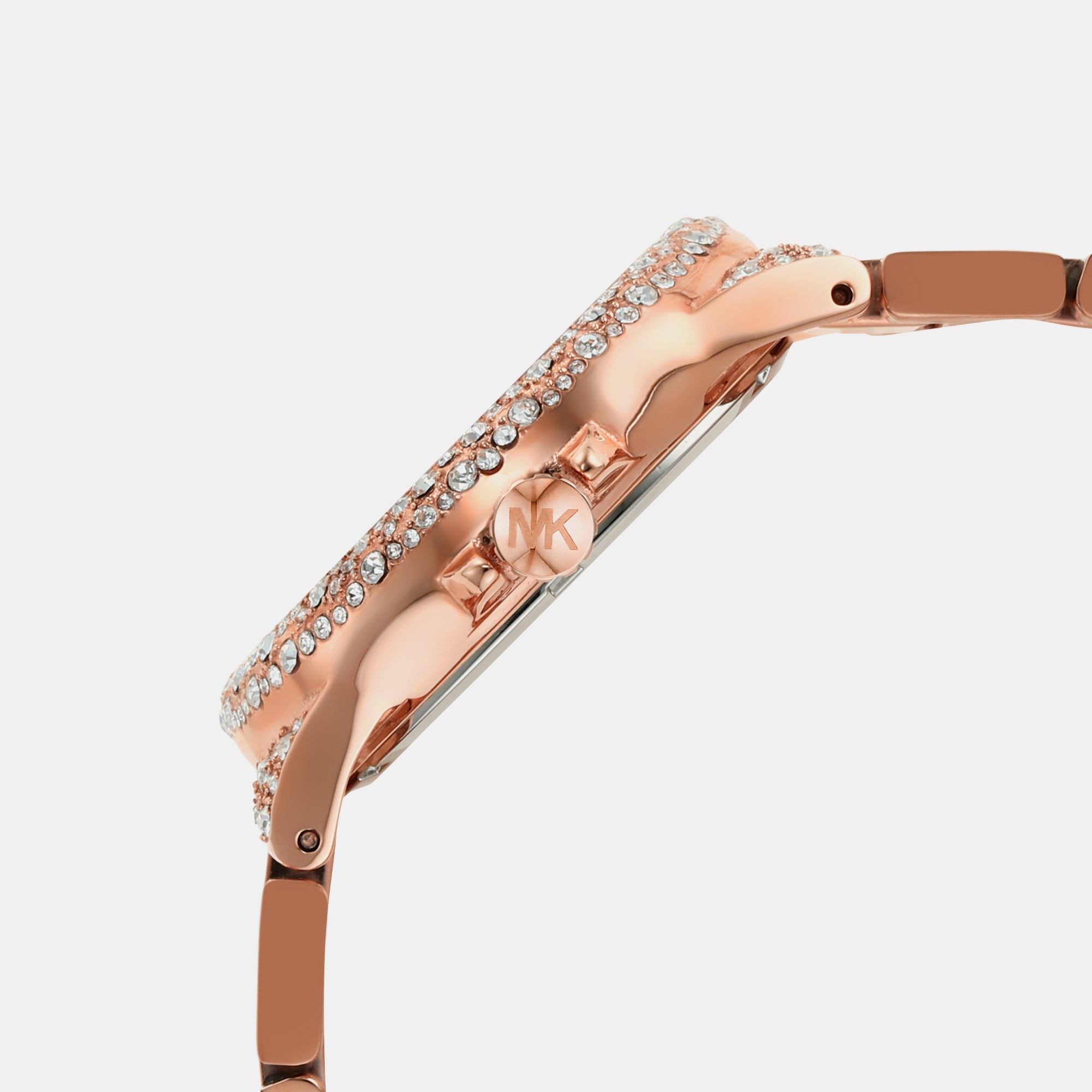 Michael Kors Women Round Rose Gold watch