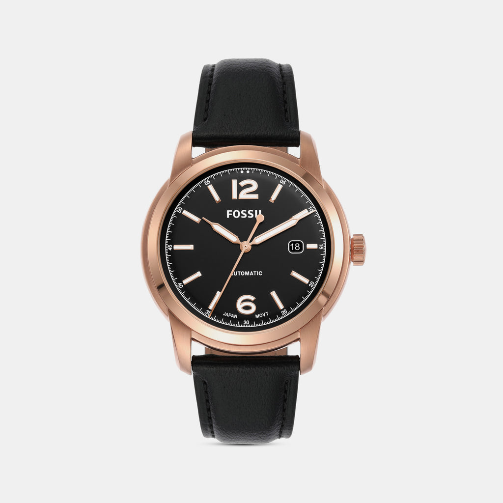Fossil Round Black Analog watch