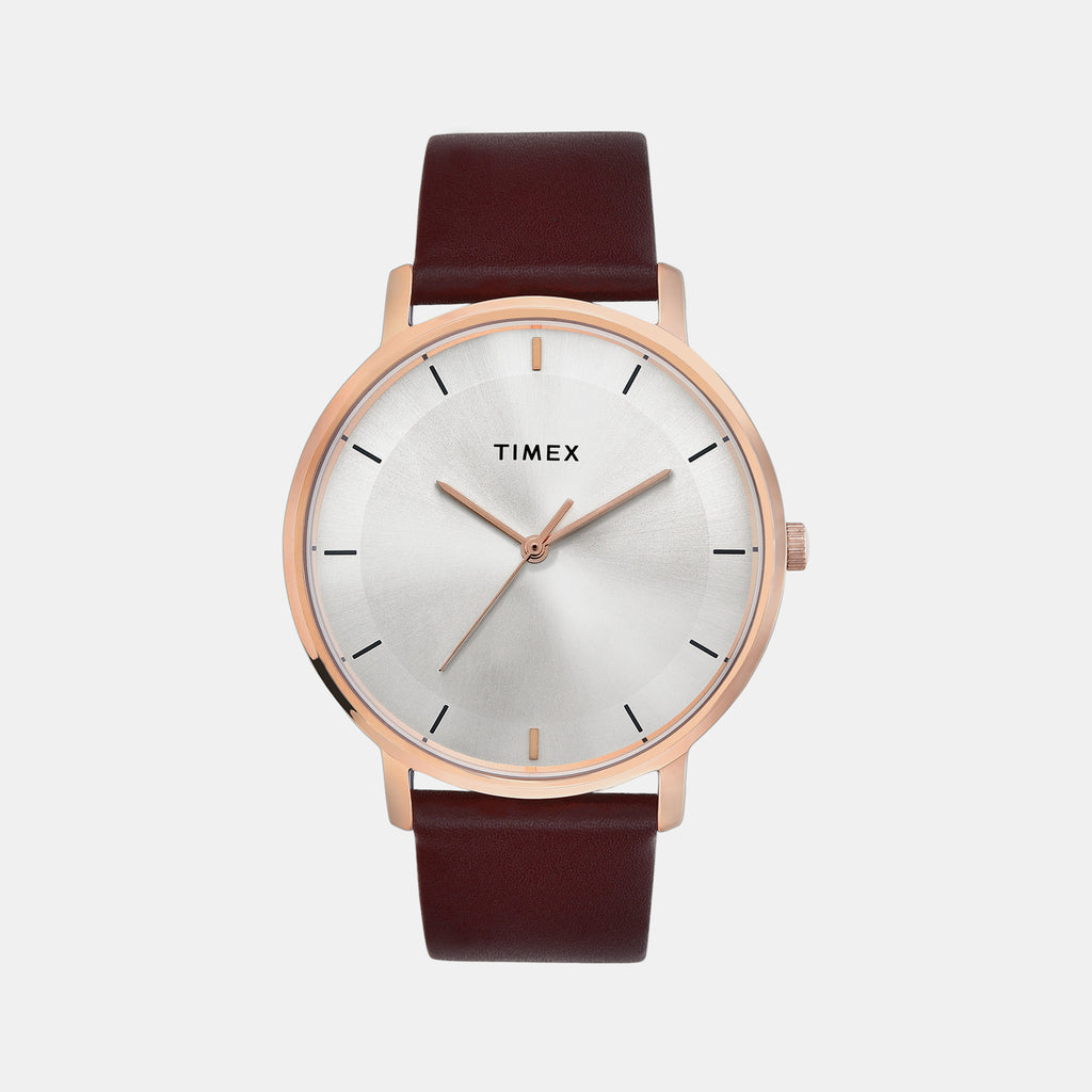 Timex Round Silver Analog watch