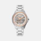 Armani Exchange Round Silver Analog watch