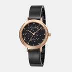 Strand Round Black Analog watch