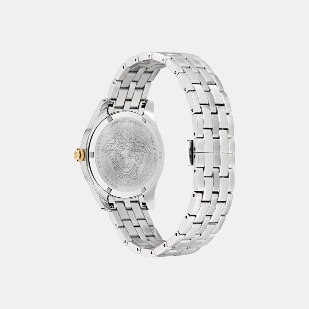 Women Quartz Grey Dial Analog Stainless Steel Watch VE6C00323