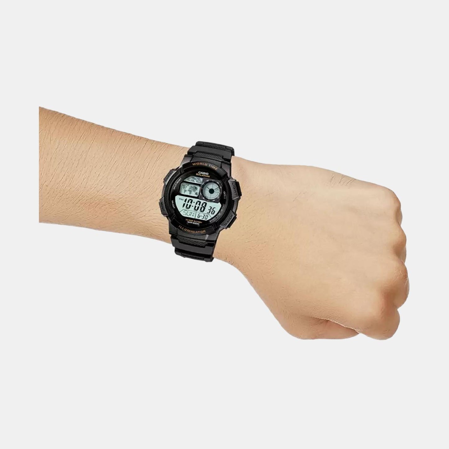 Youth Unisex Digital Resin Watch D080 - AE-1000W-1AVDF