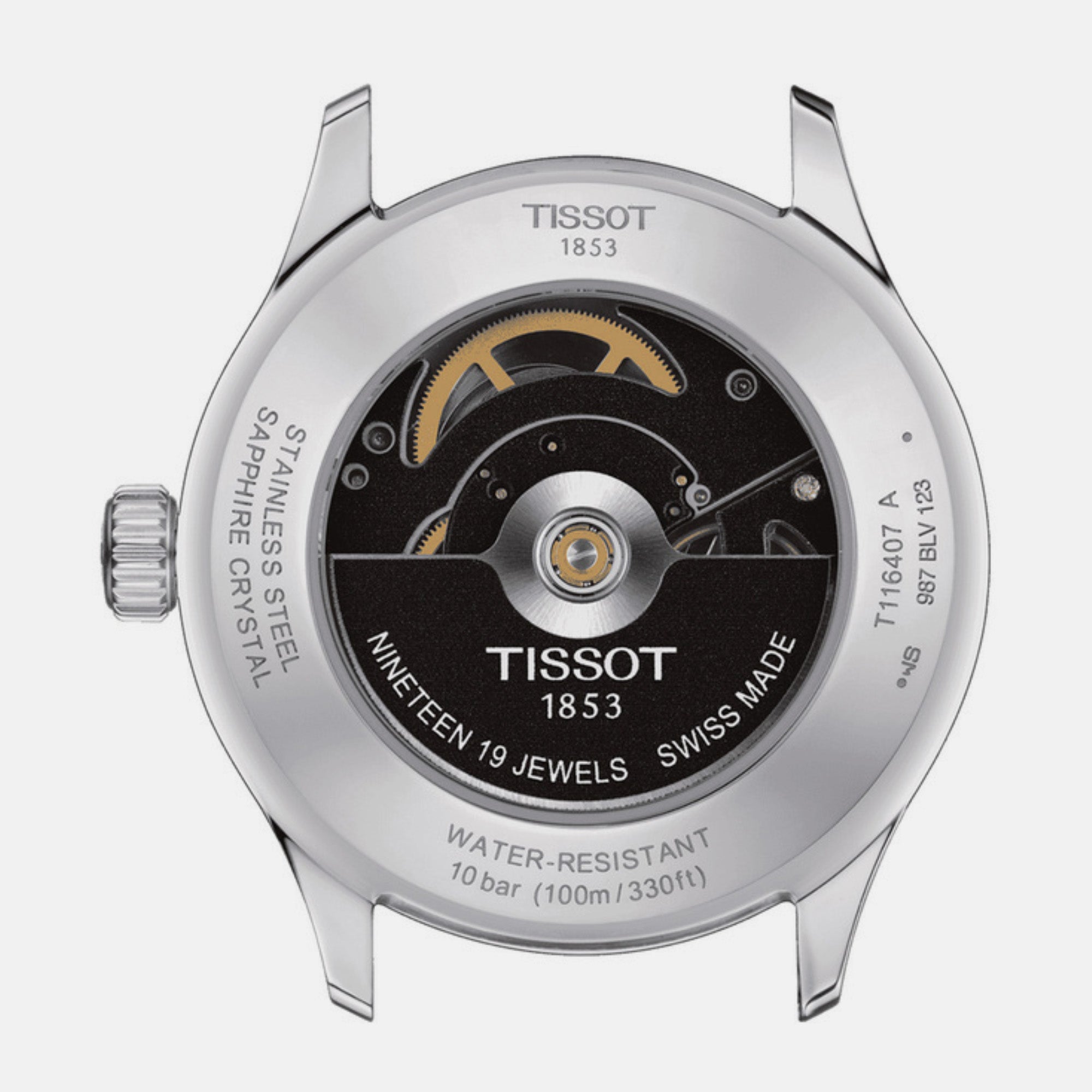Tissot Men Round Black watch