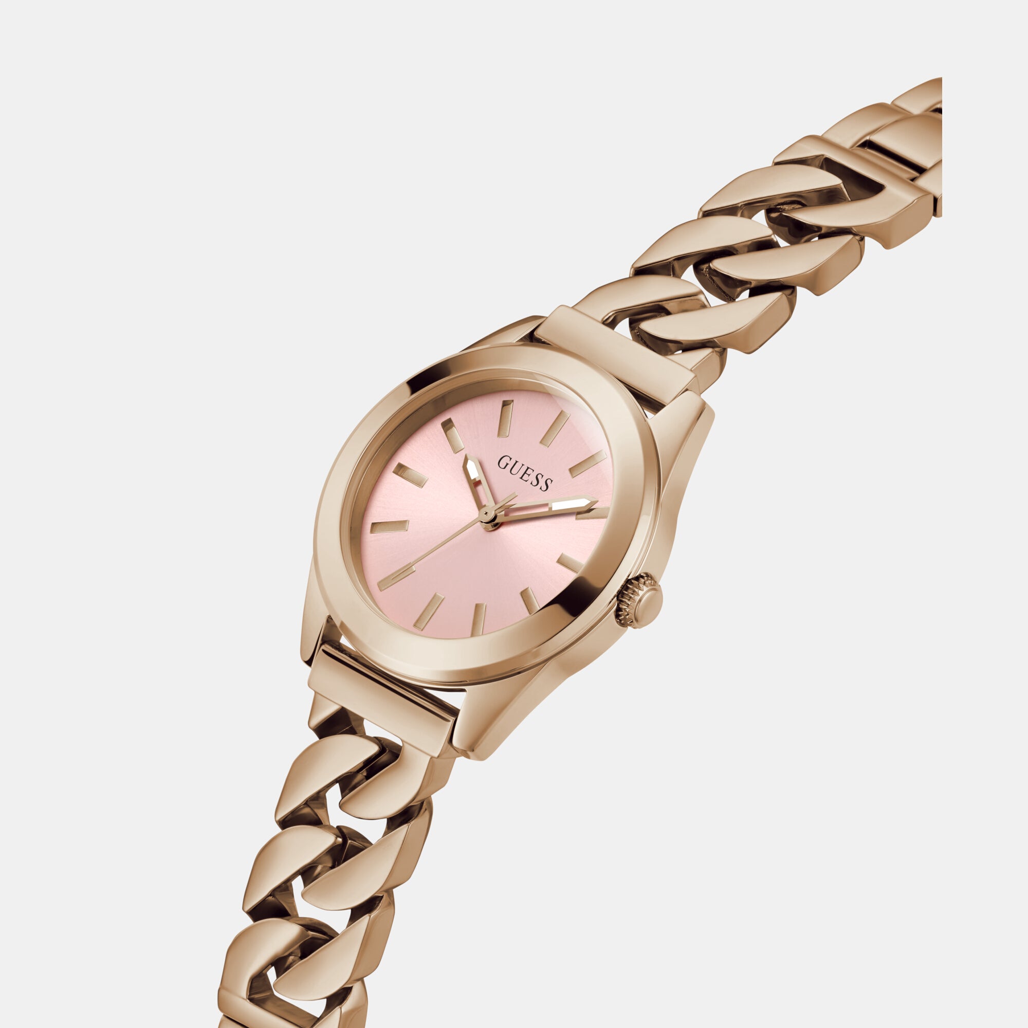 Guess Women Round Pink watch