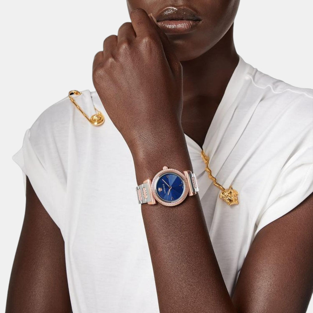 Versace Stainless Steel Round watch