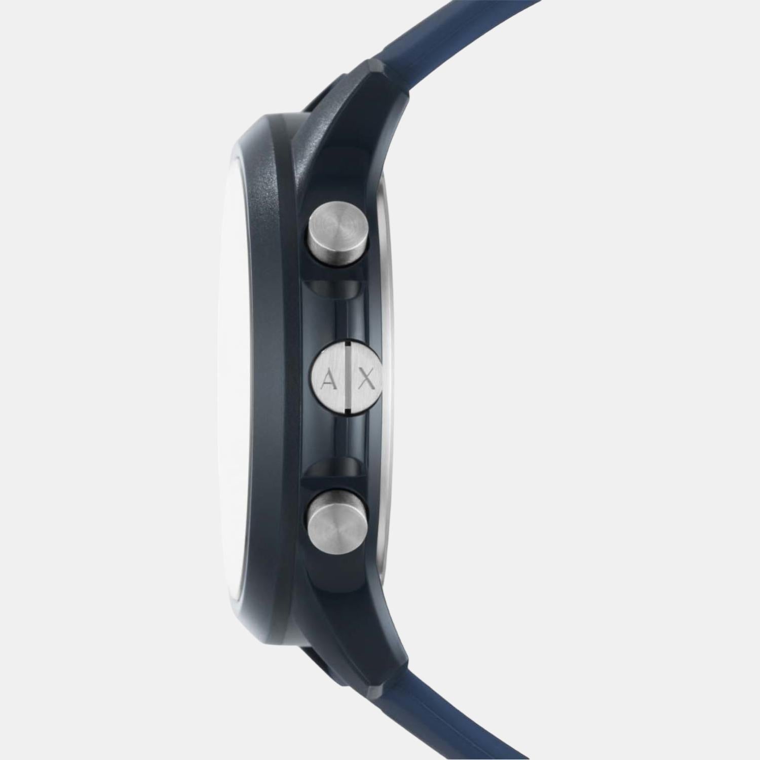 Armani Exchange Silicone Round watch