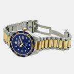 Rockshell Mark III Scuba Men Quartz Blue Dial Analog Stainless Steel Watch 220858 47 45 50